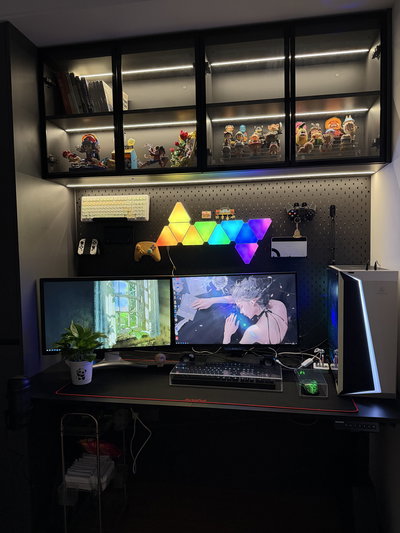 Luces ambientales Gen 2 triangular panel led simil nanoleaf cololight