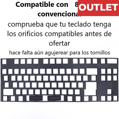 OUTLET Plate foam para teclado mecánico