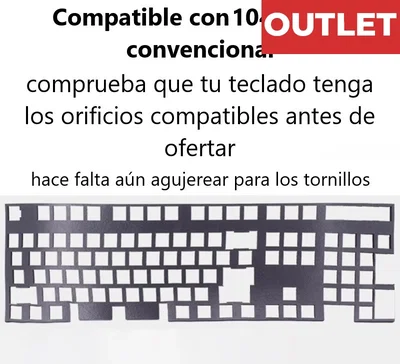OUTLET Plate foam para teclado mecánico