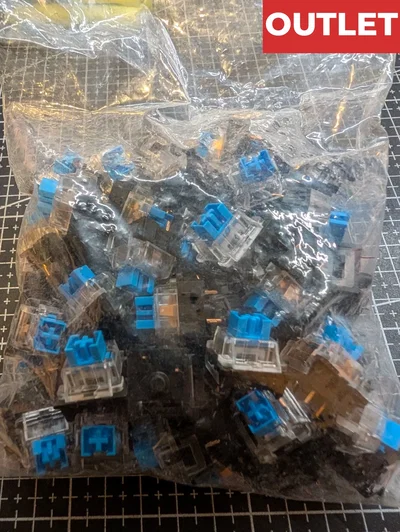 OUTLET 80 Switches Outemu Blue