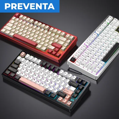 WOB PMO Wave75 Wireless Combo Teclado Mecanico Aluminio Inalámbrico