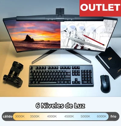 OUTLET Screenbar Touch Thunderobot Lampara De Luz Led Para Iluminar Monitor