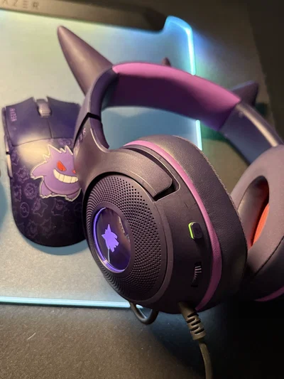 Auricular Razer x Pokemon Kraken v2 Gengar