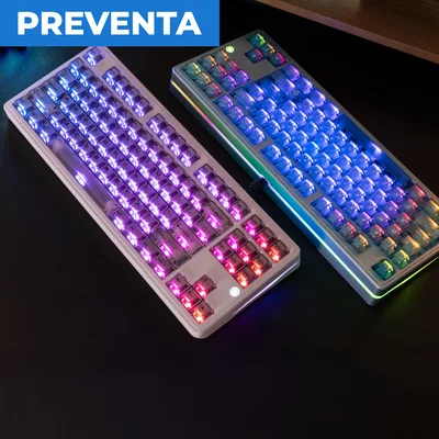 WOB PMO Aurora80 Wireless Combo Teclado Mecanico Aluminio Inalámbrico