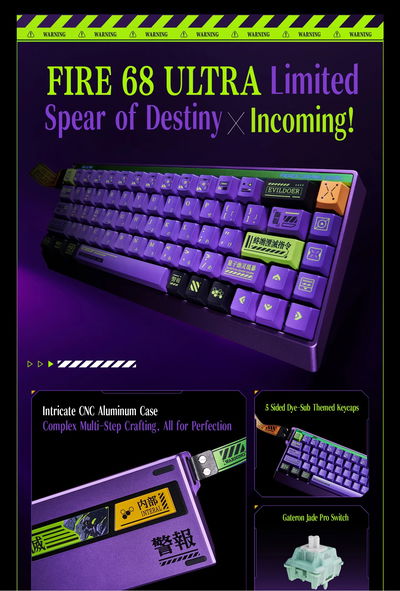 MadLions FIRE68 Ultra Limited Edition Teclado magnético aluminio