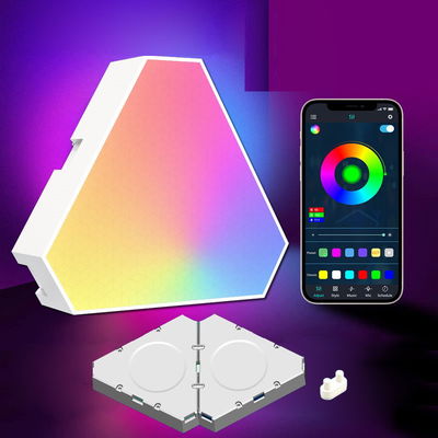 Luces ambientales Gen 2 triangular panel led simil nanoleaf cololight