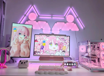 Luces ambientales PRO hexagonal panel led RGB simil nanoleaf cololight