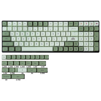 Keycaps PBT XDA Matcha EN 124 Keys