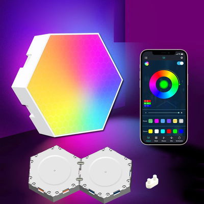 Luces ambientales Gen 2 hexagonal panel led simil nanoleaf cololight