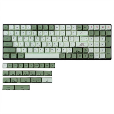 Keycaps PBT XDA Matcha JP 124 Keys
