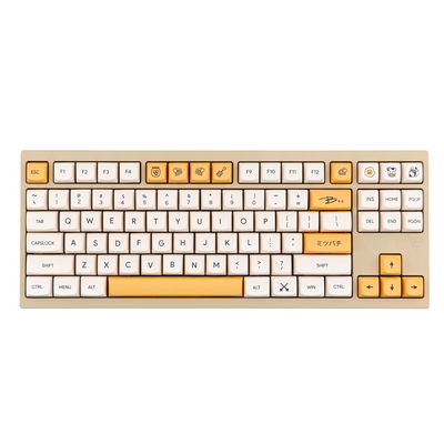 Keycaps PBT XDA Honey Milk 140 Keys