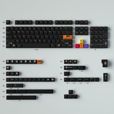 Keycaps PBT Cherry Mictlan 129+23 Keys