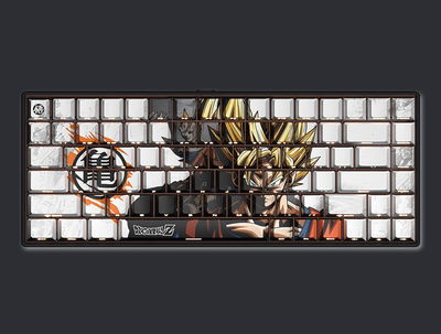 Keycaps PBT Cherry Goku 131 Keys Dragonball