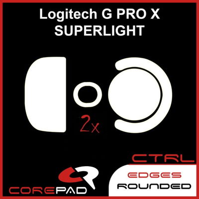 Glides Corepad Logitech G Pro Superlight Pro Control Skates Teflón para mouse