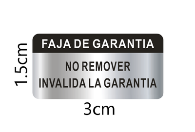Fajas Seguridad Garantia Autoadhesivas Void 3x1.5cm