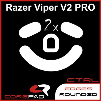 Glides Corepad Razer Viper v2 Pro Control Skates Teflón para mouse