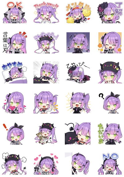 Sticker Hololive 3cm