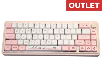 Cidoo Nebula Rosa CP Teclado Mecanico Inalámbrico Wireless OUTLET