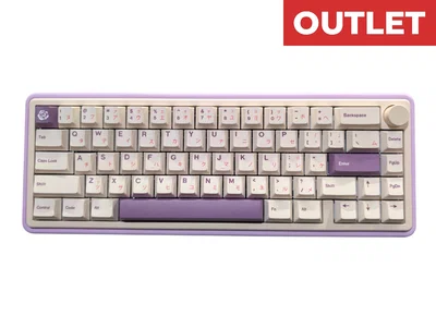 Cidoo Nebula Lila PS Teclado Mecanico Inalámbrico Wireless OUTLET
