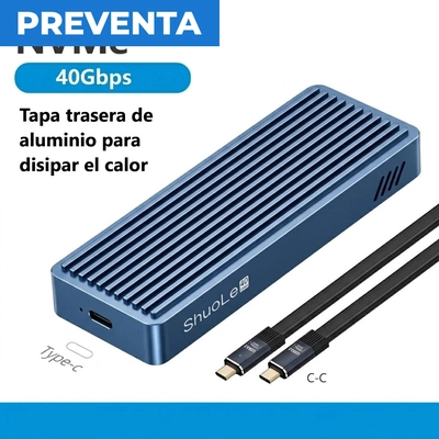 Carry disk aluminio M.2 NVMe Thuderbolt 5/4/3 USB 3.2 40gbps