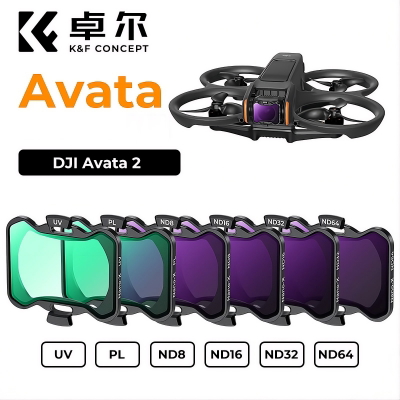Filtro UV + PL + ND8/16/32/64 K&F CONCEPT para DJI Avata 2