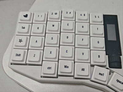ZMK Sofle Low Profile LCD Combo Teclado Mecanico Inalámbrico