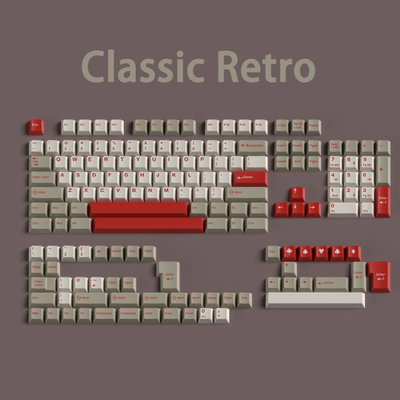Keycaps ABS Cherry Classic Retro 163 Keys