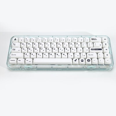 Keycaps PBT KOA Minimalist White JP 135 Keys
