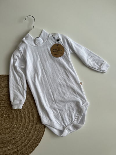 Body blanco polera caladito