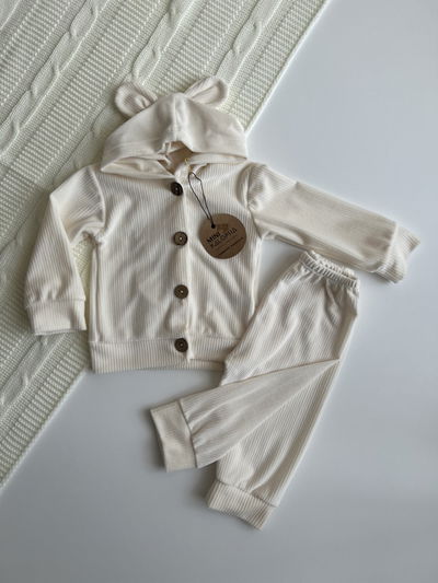 Conjunto de plush osito BB natural