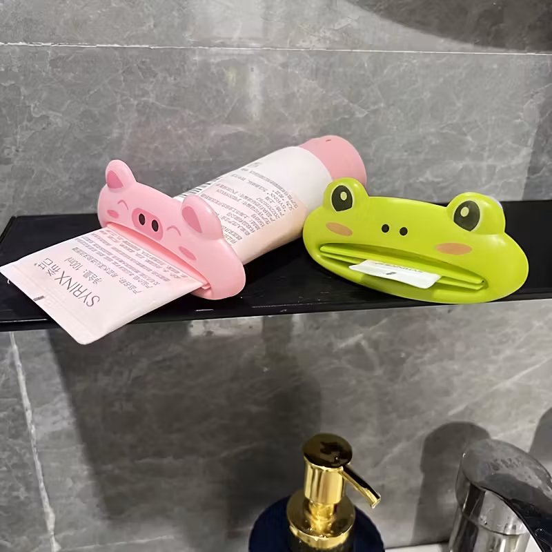 Exprimidor dentífrico animales x2