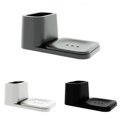 Porta cepillos con jabonera