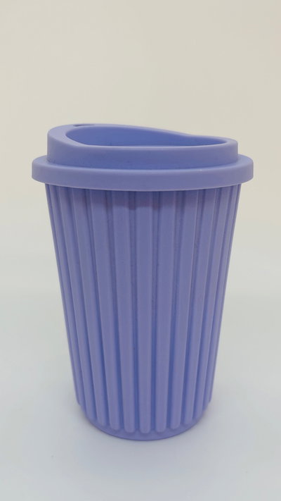 Vaso térmico rayado