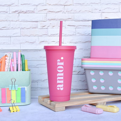 Vaso con sorbete 