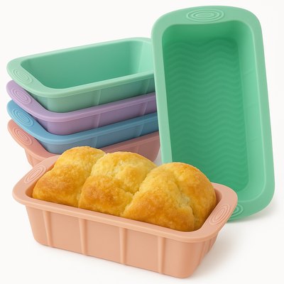 Budinera de silicona pastel