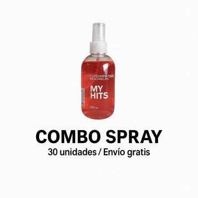 Combo Spray 30 Unidades (30 Unidades de Perfumina Spray 250cc)