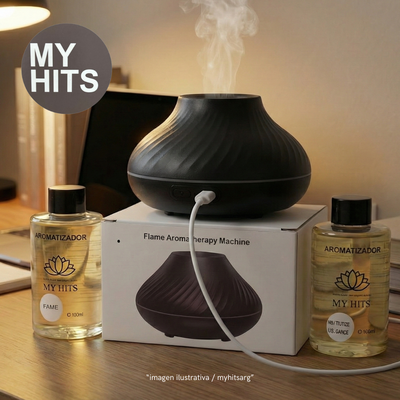 Humificador Volcan Flame Premium + 2 Fragancias DE REGALO