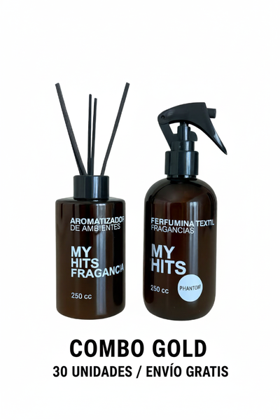 Combo GOLD (15 Difusor Ambar 250cc + 15 Contratipo 250cc) 30 U.