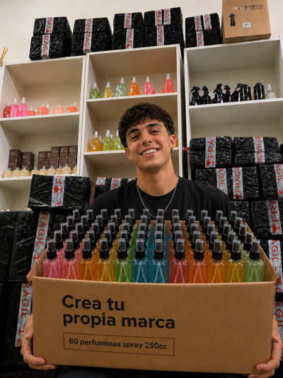 Combo Perfumina spray x60 unidades - crea tu marca