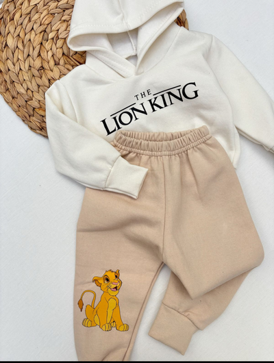 Conjunto de algodón frisado – Estampa Simba