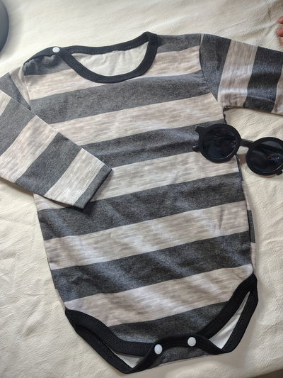 Body rayado de algodón – Talle 18-24 meses