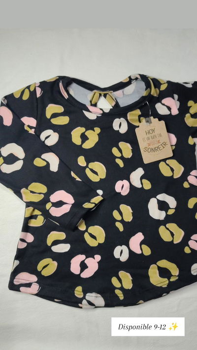 Remera animal print