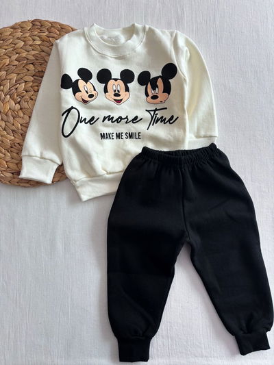 Conjunto Mickey – algodón frisado (3-6)