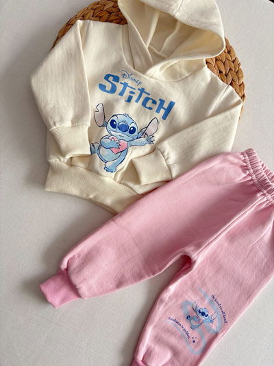 Conjunto Stitch – Algodón Frisado Disney