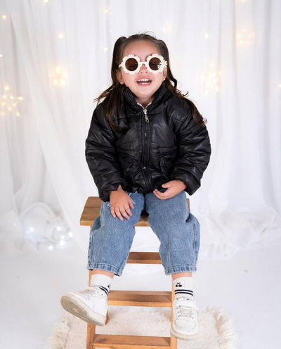 Campera Puffer con Corderito