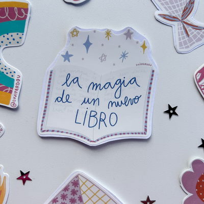Sticker - La magia de un nuevo libro