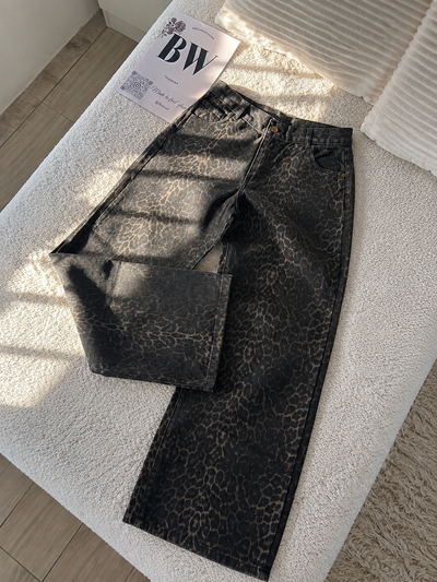 Jean animal print