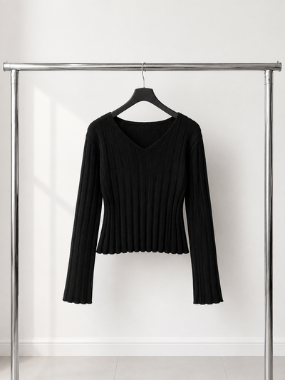 Sweater cuello v