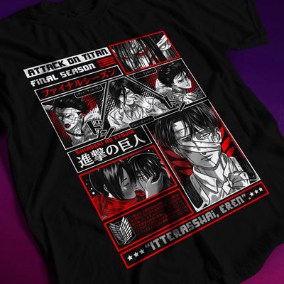 Remera de ATTACK ON TITAN