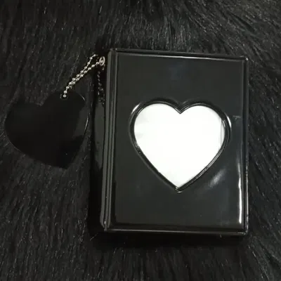 Mini Binder Negro Corazon